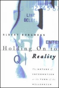 Holding on to Reality - Borgman